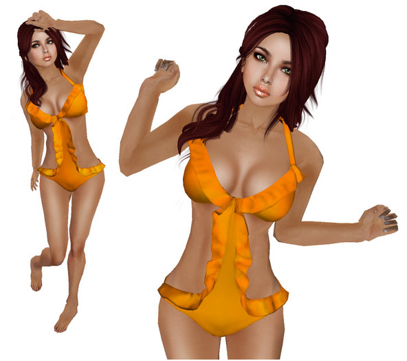 Cady's Swimsuits - Orange
