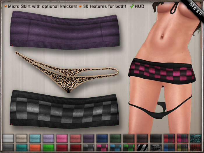 DN Mesh: Accidental Skirt w HUD