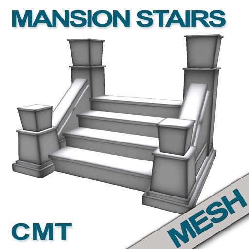 Mansion Stairs Mesh