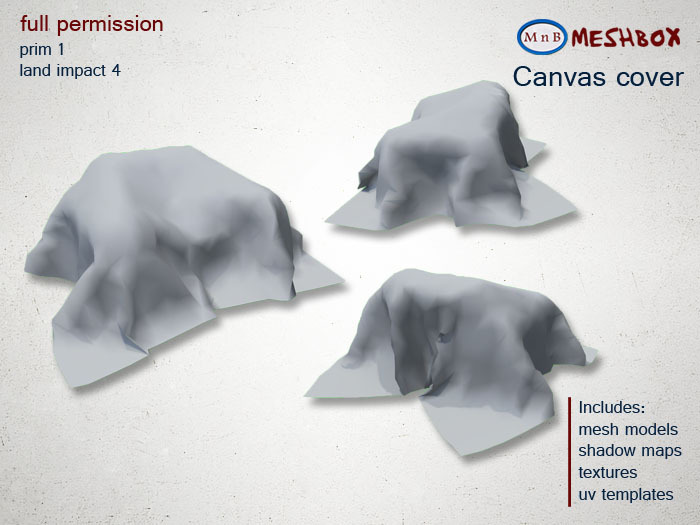 *M n B* Canvas cover (meshbox)