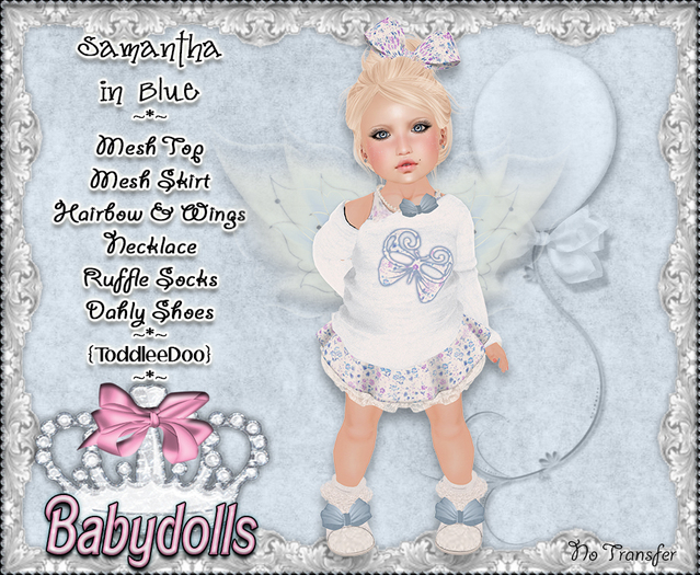 {BB} Samantha in blue