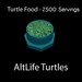 Turtle food 2500 servings