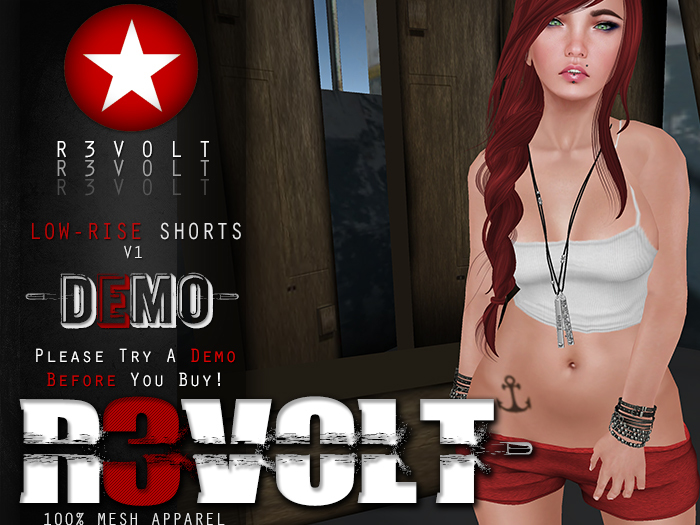 [R3] DEMO Low-Rise Shorts [V1]