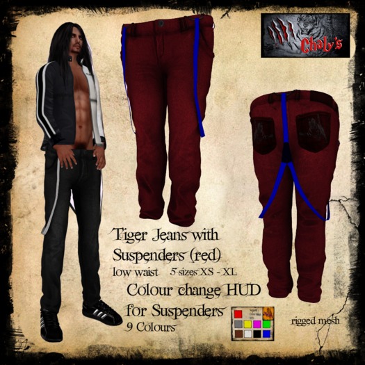 :: Chaly's :: Dirty Busted Jeans black