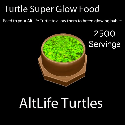 Turtle Super Glow Food - 2500 Servings (BOXED)