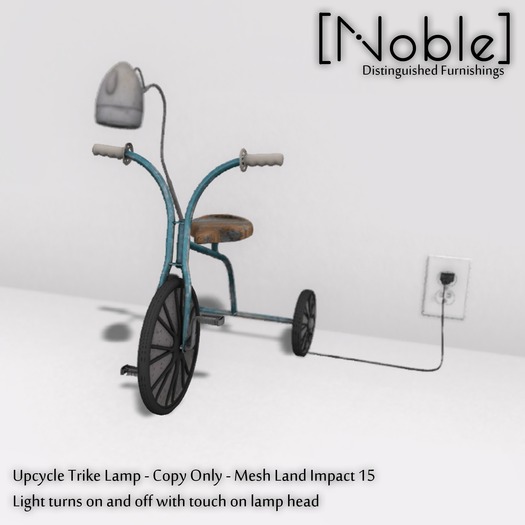 [Noble] Upcycled Trike Lamp