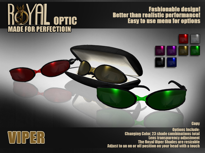 ROYAL ♛ VIPER Shades 