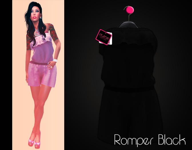 [D.Co.] Romper - Black