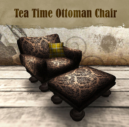 Tea Time Ottoman Chair