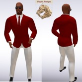 MESH Red and White suit