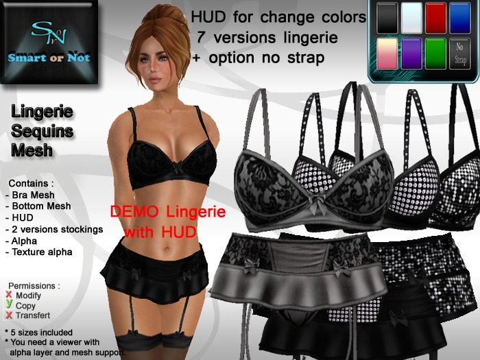 Lingerie with HUD - DEMO