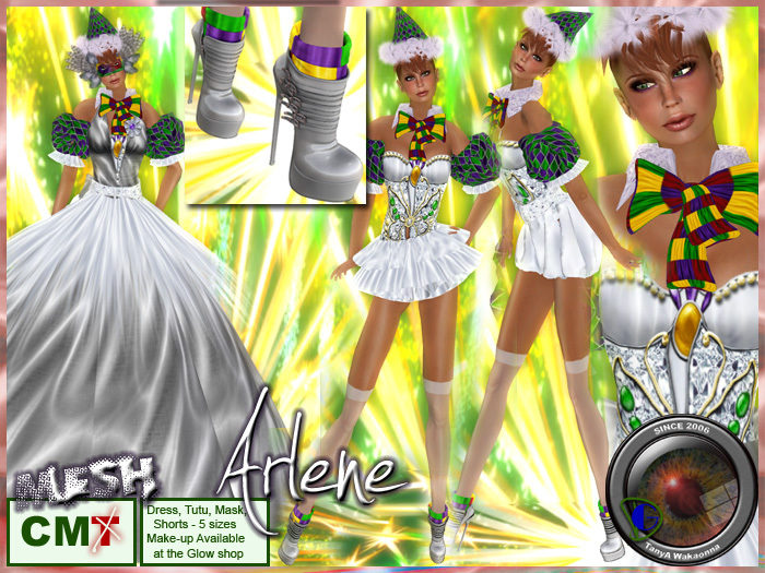 **GD** Clown Mardigras Arlene (Silver) (Boxed)