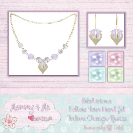 ~Bebe'Licious~ Follow Your Heart Set {Gold}