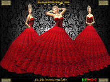 .:LD:. Belle Christmas Dress Outfit:. 