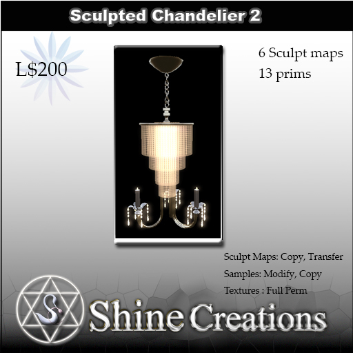Sculpted Chandelier 2