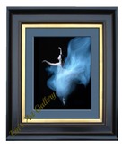 Blue Ballerina in custom frame