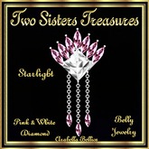 TST - STARLIGHT PINK/DIAMOND BELLY JEWELRY SLV