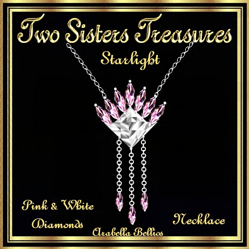 TST - STARLIGHT PINK/DIAMOND NECKLACE SLV