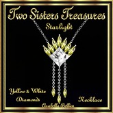 TST - STARLIGHT YELLOW/DIAMOND NECKLACE SLV
