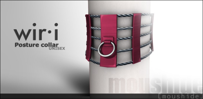 [moushide] Wir.i collar [pink] [RLV]