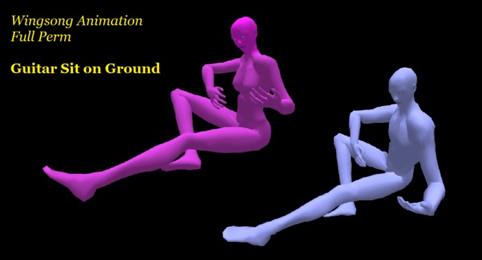 Wingsong Animation Full Perm - Guitar Sit on Ground