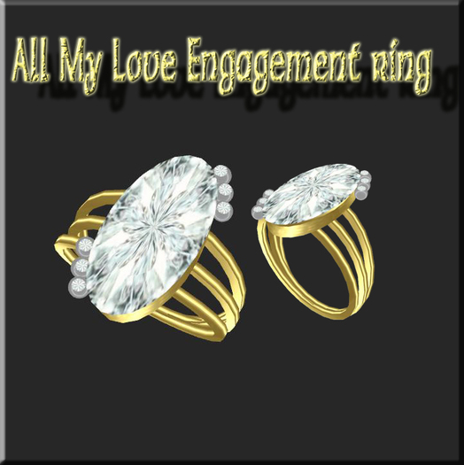 All My Love Engagement ring