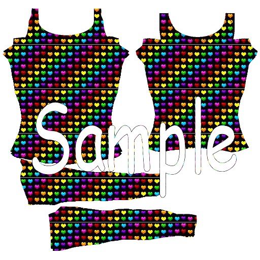 Rainbow Hearts Top