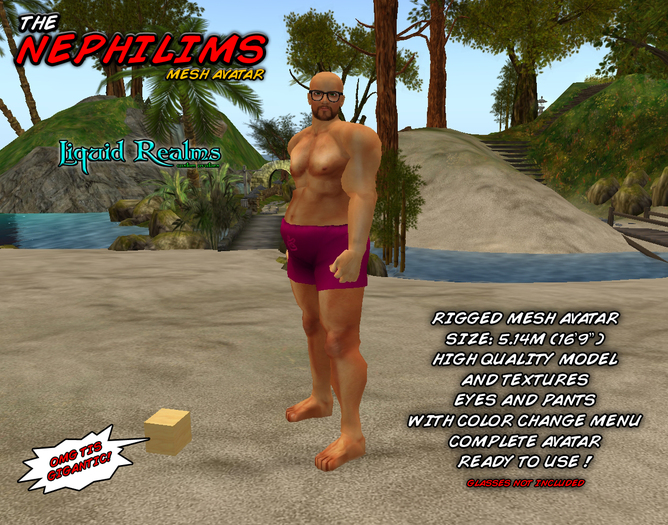 [LR]The Nephilims 1 - Rigged Mesh Avatar
