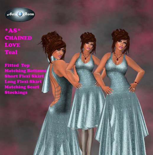*AS* Chained Love Teal