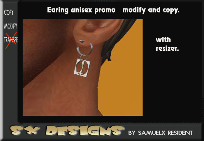 Pendientes promo unisex