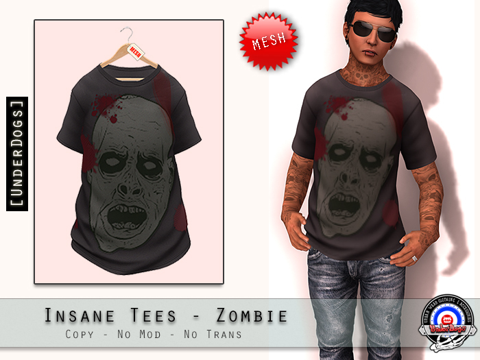 [UnderDogs] - Insane Tee - Zombie - Mesh