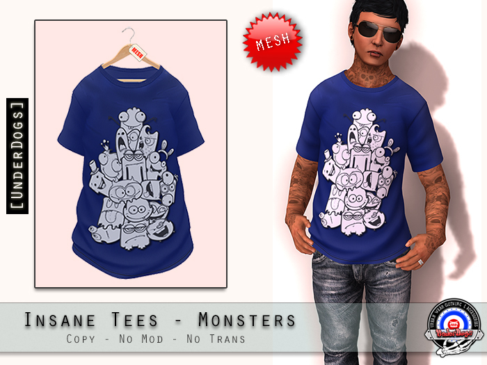 [UD] - Insane Tee - Monsters - Mesh (Bag)
