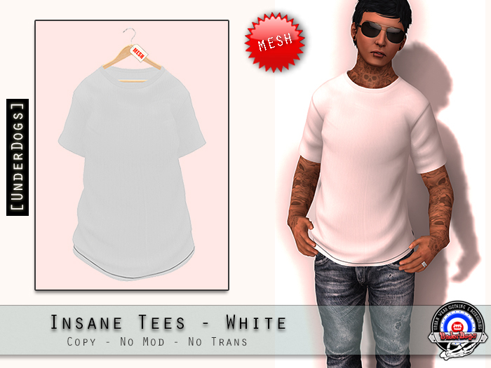 [UD] - Insane Tee - White - Mesh (Bag)