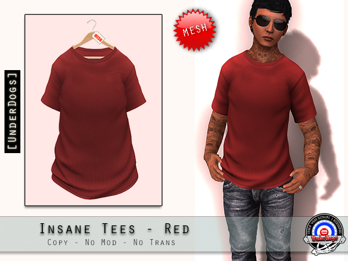 [UD] - Insane Tee - Red - Mesh (Bag)