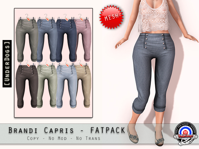 [UD] - Brandi Capris - FATPACK - Mesh (Bag)