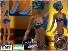**GD** Swimming Costume Kandene (Blue) (Boxed)