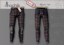 .::Macho::. MESH vintage skinny jeans 