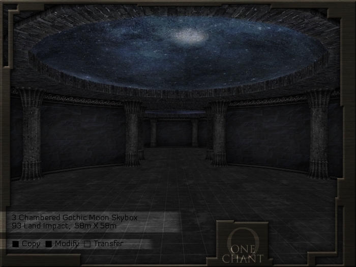 3 Chambered Gothic Moon Skybox