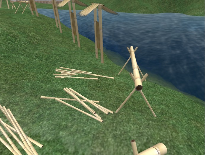 bamboo pole (small) (CM)
