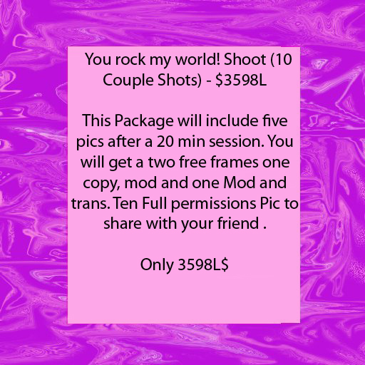 You Rock My World Package