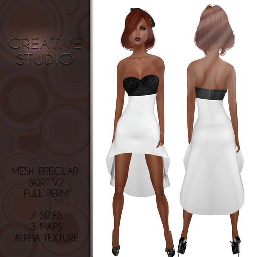 - CREATIVE STUDIO - Irregular Skirt V2 