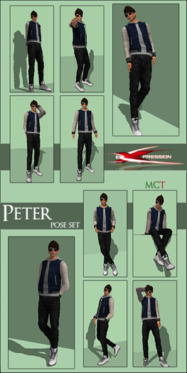::eXpression:: Poses - Peter Pose Set (BOX)