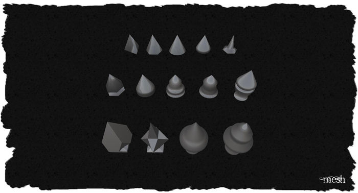 < Spike SET > *FULLPERM* (Mesh)