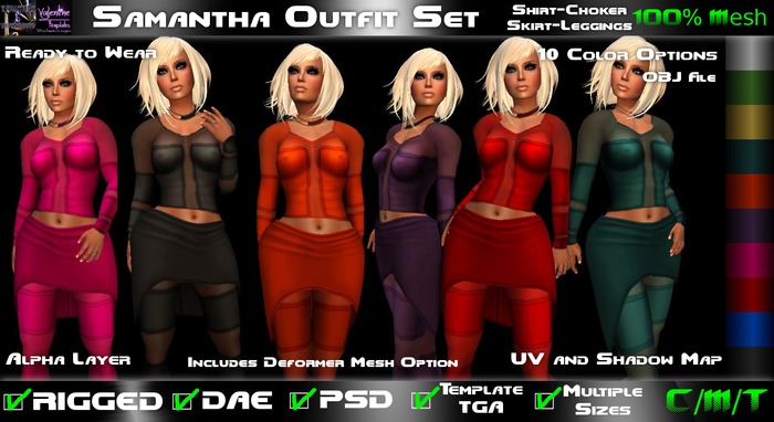 *EVO VT MESH* Samantha Outfit Set 