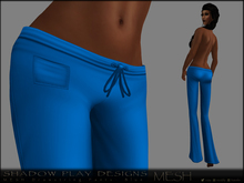 SP Designs - MESH Drawstring Pants - Blue