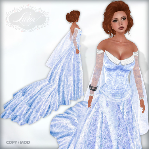 *Lurve* Rosey Glow Formal - Blue