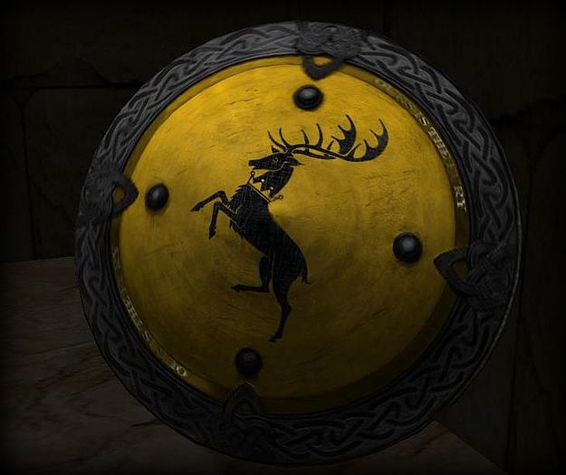 GoT inspired - Baratheon shield -  colour version - PROMO PRICE