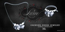 *Lurve* Cocktail Dress Jewelry - Silver