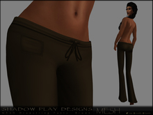 SP Designs - MESH Drawstring Pants - Brown