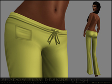 SP Designs - MESH Drawstring Pants - Yellow 